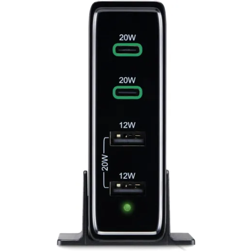 Hama 60W 4-Fach Ladestation mit USB-A/C Schnellladetechnologie_1
