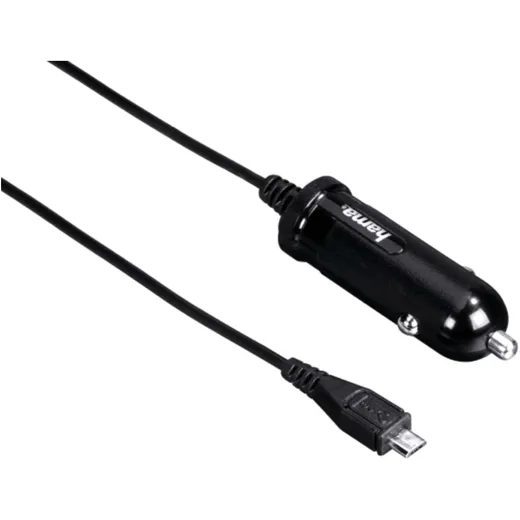 Car Charging Cable Hama Micro-USB 2.4A 12W for Motorcycles