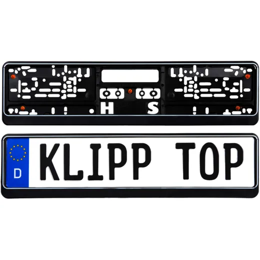 Kennzeichenverstärker Klipp Top IV für Motorräder
