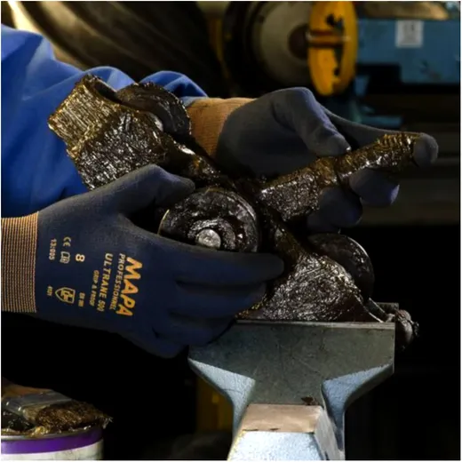 Arbeitshandschuhe 500 Größe 11 Nitril mit Grip & Proof_1