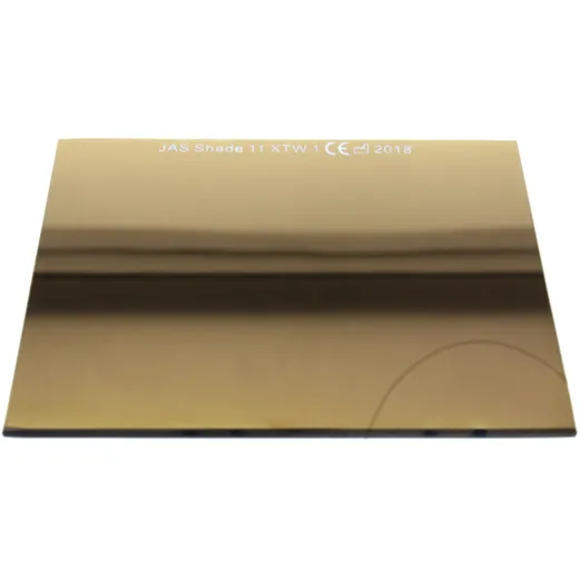 Schweißglas verspiegelt 90x110 mm DIN A11 für Schweißschutz