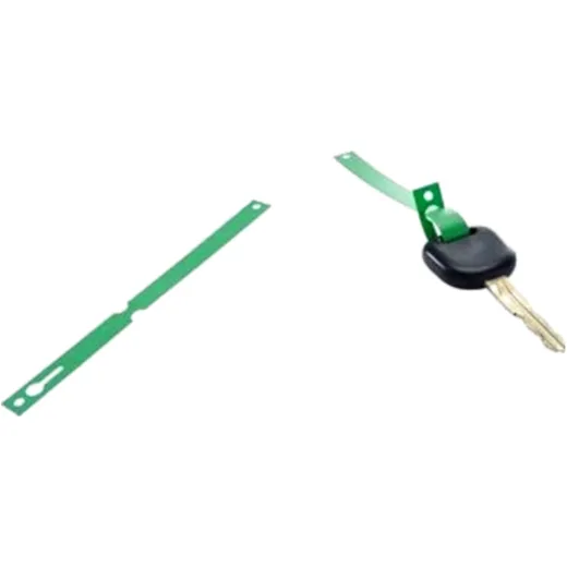 Schlüsselanhänger grün PVC für Motorräder 1000 Stück