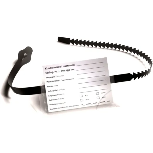 Eichner Wheel/Tire Tagging Hanger for Motorcycles 50 pcs - 110 cm circumference