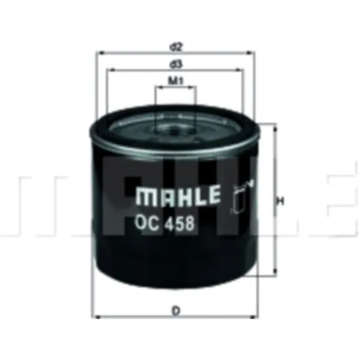 Ölfilter OC458 MQ 3106911 passend für: Royal Enfield Interceptor, Continental, Super Meteor