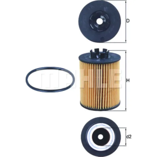 Oil filter ox173/2d