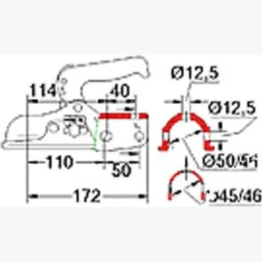Trailer hitch EM 300 BH_1