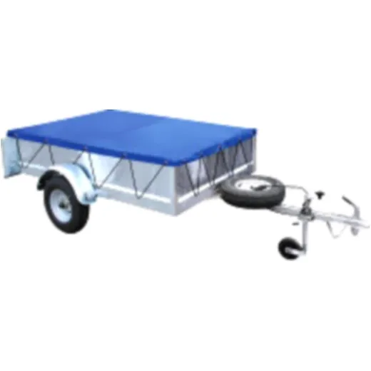 FLACHPLANE Anhänger blau 2575X1345X50MM für Motorräder