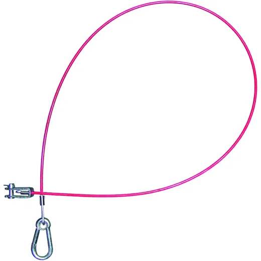 TRAILER BREAKAWAY CABLE 1200mm with Hook and Fork Head