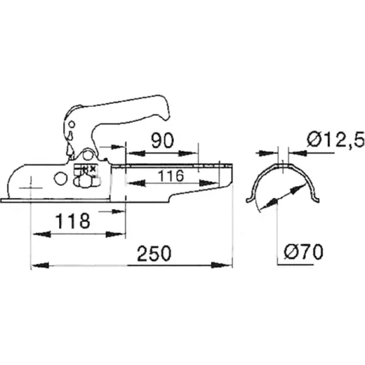 Kugelkopfkupplung 1500KG 70 mm_1