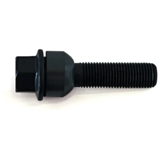 WHEEL NUT M14X1.5X49 KU19 BLACK for motorcycles