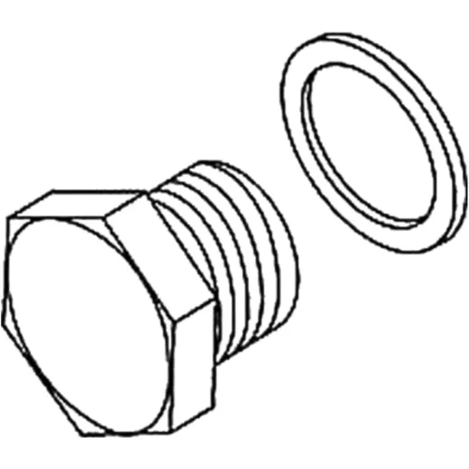 Lambda Sensor Blanking Plug with O-Ring_0