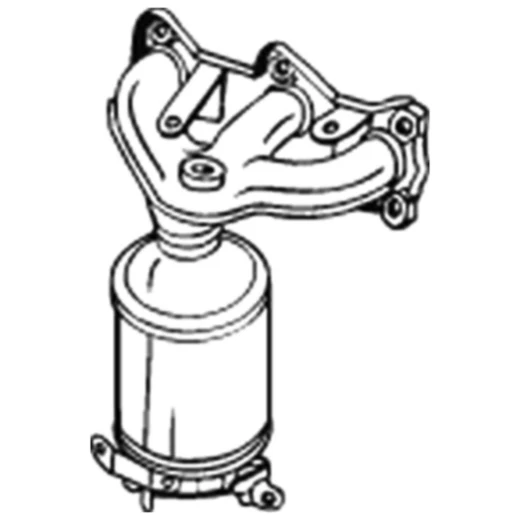 CATALYTIC CONVERTER FOR EURO4 MOTORCYCLES