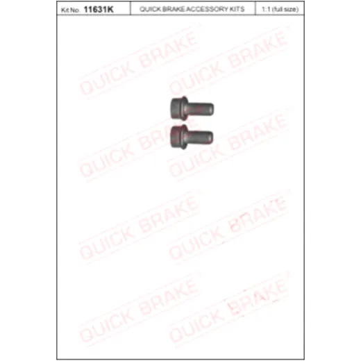 Brake Caliper Bolt Kit M10 x 1.25X20 for Audi, VW_0