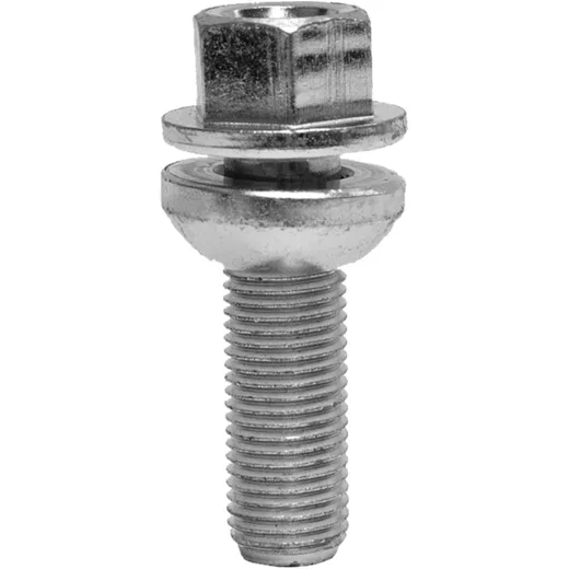 Wheel Nut M14X1.5X35 KU 19 Silver for Motorcycles