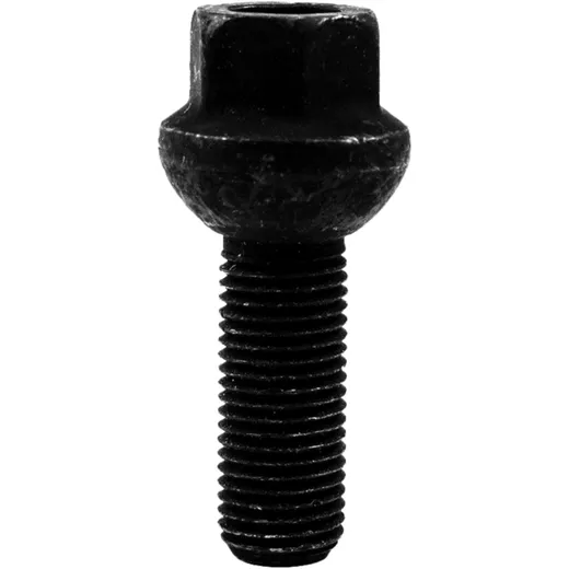Radschraube M14X1.5X34 Kugelbund 19 schwarz für Motorräder