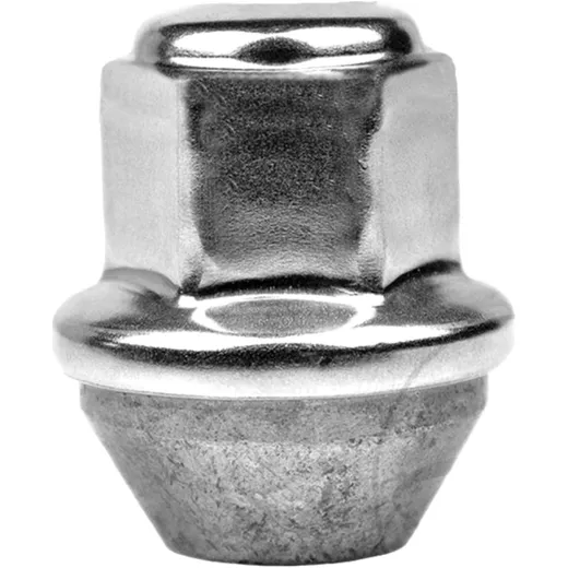 Wheel Nut M12x1.5 Cone Seat 19 Silver for Motorcycles
