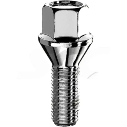 WHEEL NUT M14X1.25X28 KE17 SILVER for Motorcycles