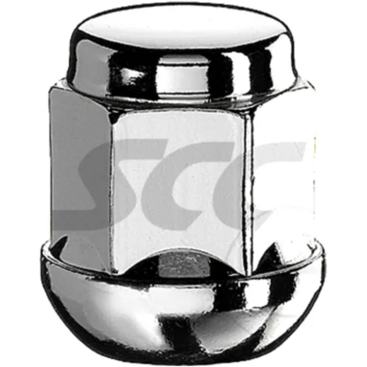 Radmutter M12 x 1.5 Kugelbund 19 mm silber für Motorräder