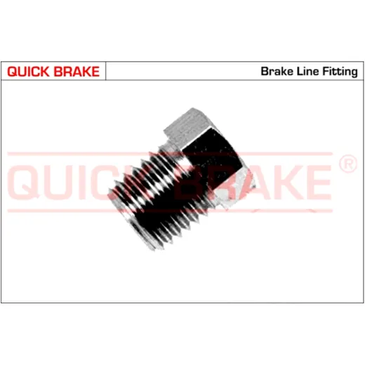 Überwurfschraube M10 x 1.25 DM 5.0 Bördel E/F für Mazda