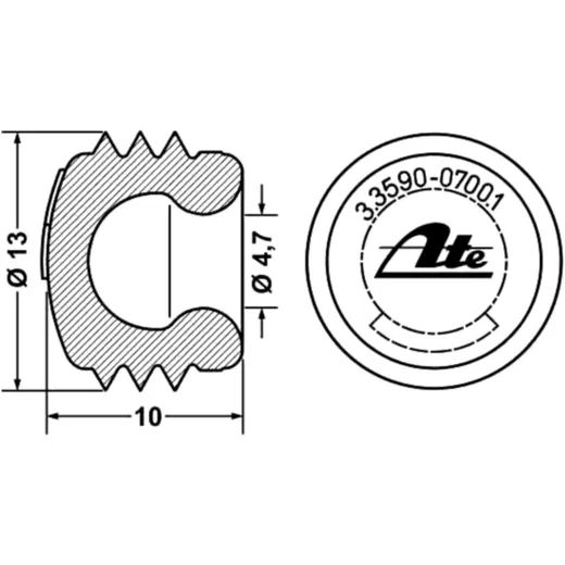 Dust Cap for Bleed Valves 13 mm ID_0