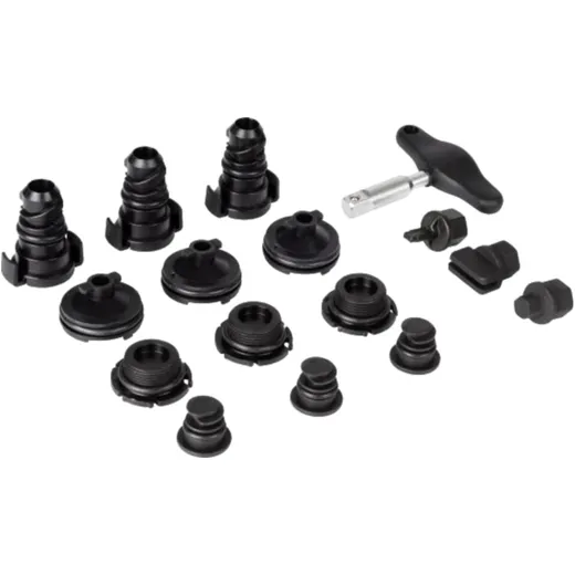 16-Piece Oil Drain Plug Set with Socket Wrenches for: Citroen,
