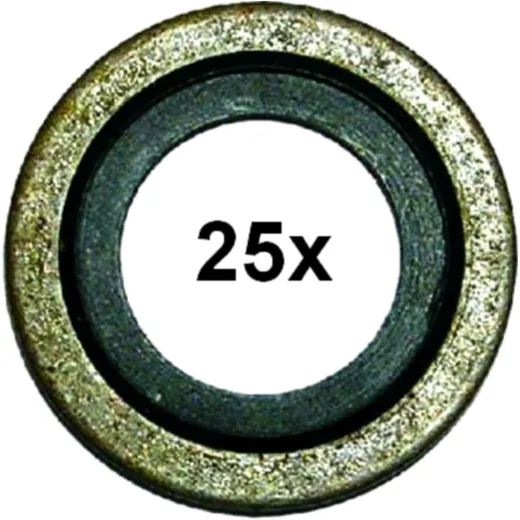 Sealing ring 16X24X1. 5 pack of 25 pcs for: Piaggio Beverly, X10, MP3, Aprilia Dorsoduro, Shiver