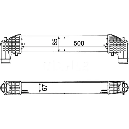 CHARGING AIR COOLER ID 2089