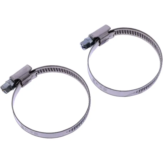 Stainless Steel Hose Clamps 32-50 mm - Pack of 2