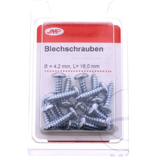 Sheet Metal Screw 4.2X16 for Motorcycles, Pack 16 PCS