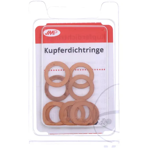 Copper Sealing Washer Flat 10X16X1 PKG 10 PCS