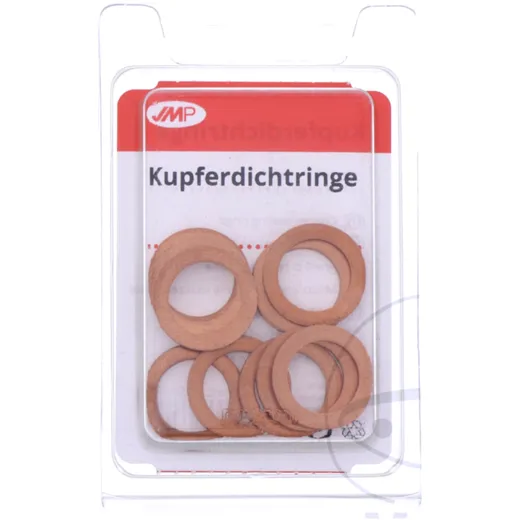 Copper sealing washer mas 12X18X1. 5 pkg 10 pcs altn 4592135 for: Ducati Monster, Scrambler, Multistrada