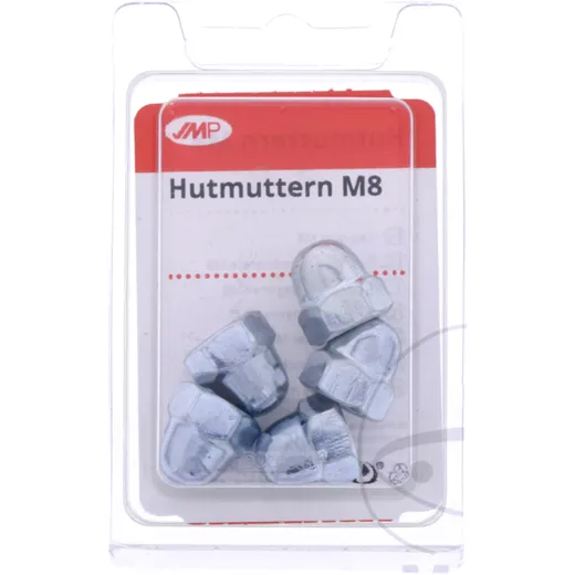 JMP Galvanized Cap Nut M8 DIN1587 - Pack 5 PCS