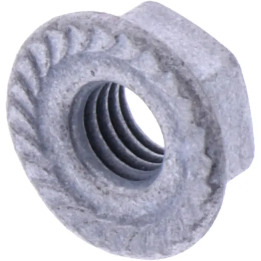 Galvanized Locking Nut M6 - Pack of 5 Pieces_0