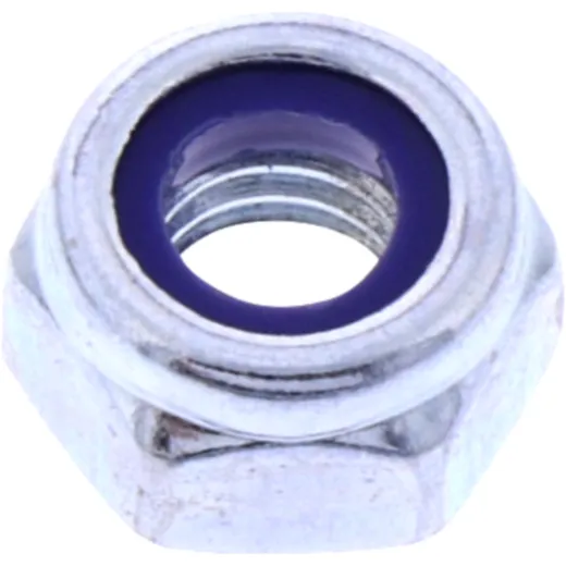 JMP Hex Nuts M6 DIN985, self-locking, galvanized, pack of 20_0