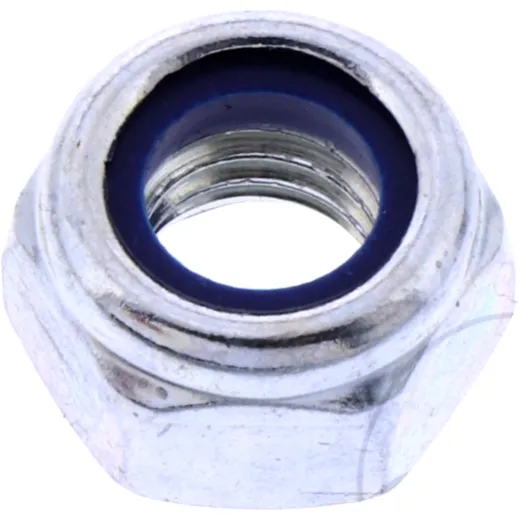 Galvanized Hex Nuts M8, Self-Locking, Pack of 10_0