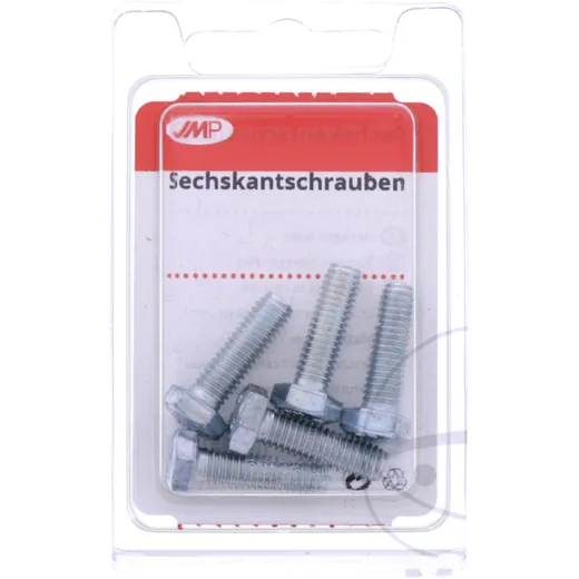 GALVANIZED HEX BOLT 8.8 M6x20 PACK 5 PCS