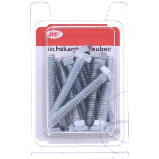Galvanized Bolt M6x40 8.8 - Pack of 10 Pieces