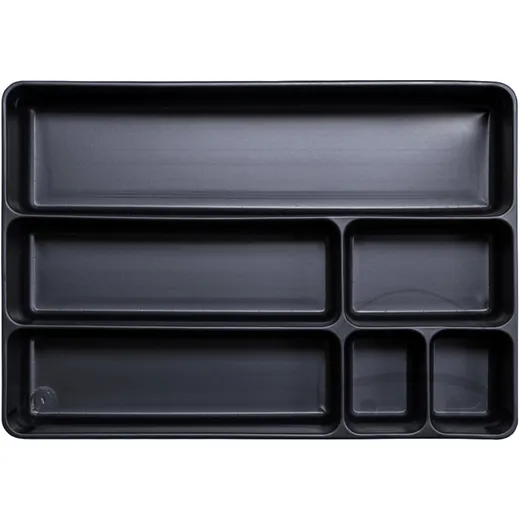 6-Compartment Inlet Insert with Rounded Plastic Inserts