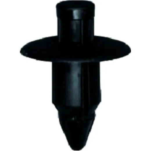 Push Rivet for Suzuki and Volvo – Black Plastic, JMP, 10 Pieces