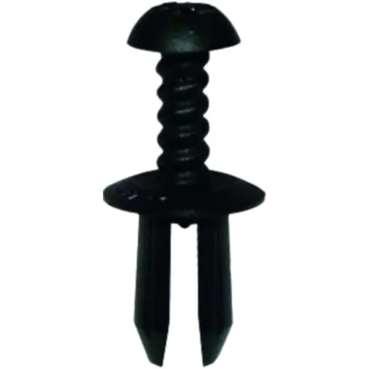 Screw rivets pa 66 black JMP pkg 10 pcs for: BMW R