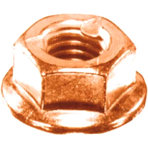 Copper Nut with Flange M7 for Motorcycles