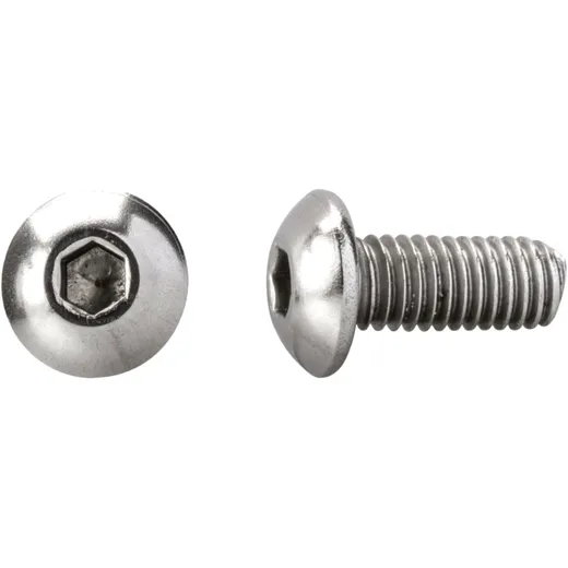 Round Head Bolt A2 M6X25 ISO 7380-2 Pack of 200 PCS for Motorcycles