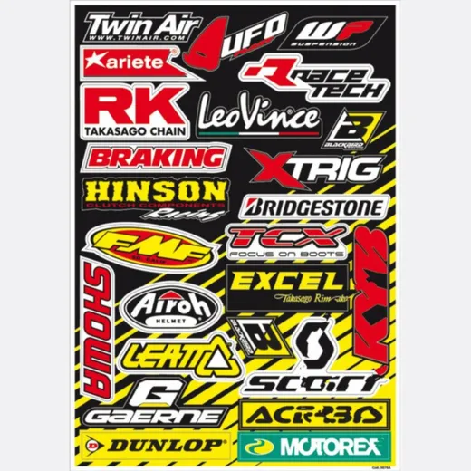 Aufkleber Bogen BlackBird Racing 5076A