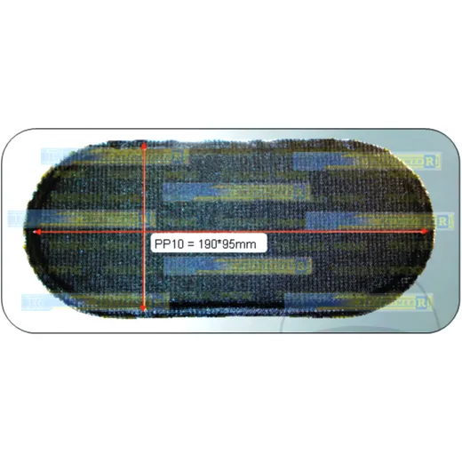 TUBE PATCH OVAL for Motorcycles 190X95