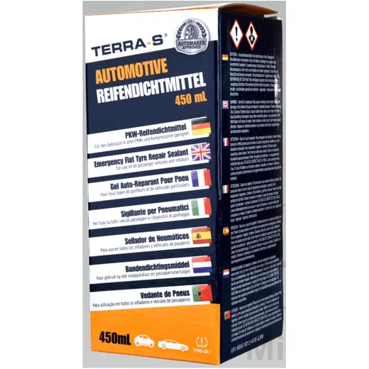 450ML Refill Bottle Tire Sealant for Compact to Mid-Size Vehicles