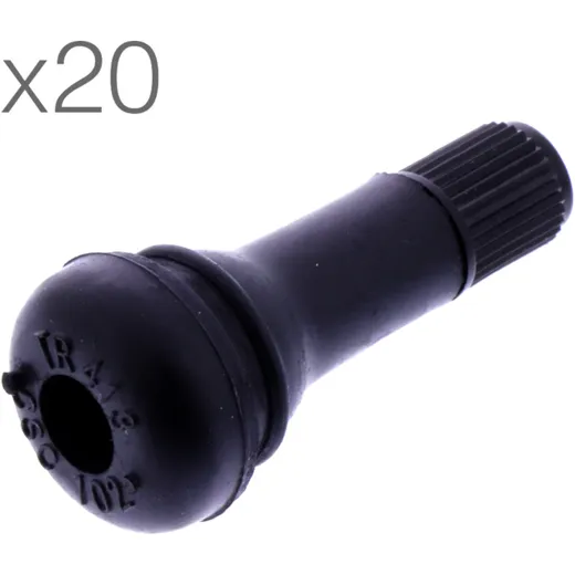 RUBBER TYRE VALVE TR413 11.3MM for Cars Pack of 20 Pieces