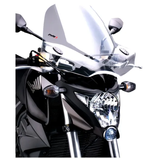 Touringscheibe 2 Puig transparent passend für: Kawasaki Z, W, ER - 6N, Honda CB, CBF