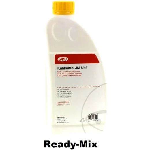Universal coolant with antifreeze JMC 1. 5L for: Honda CBR, CB, CRF, Kawasaki Z, KX, VN