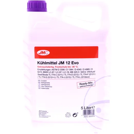 Coolant for Motorcycles JM 12 EVO 5L