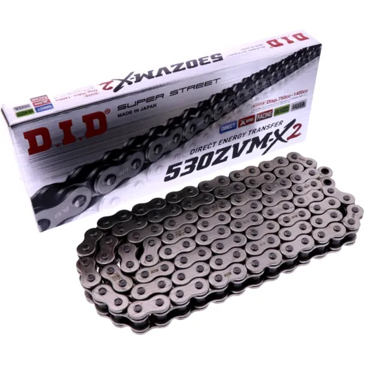 DID X-RING CHAIN 530ZVMX2 METRE WITHOUT JOINING LINK